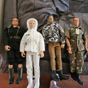 Set of Four Military Action Figures